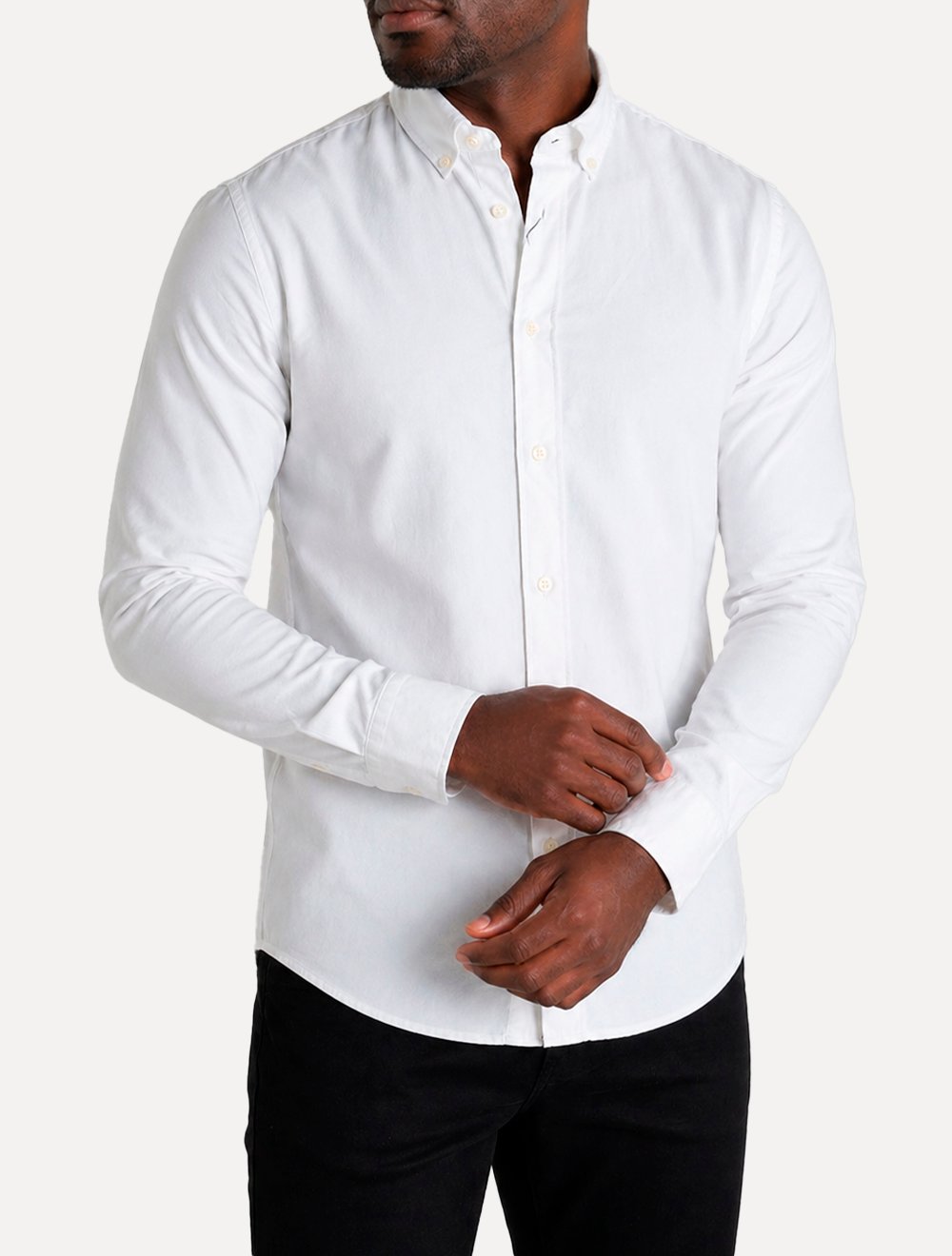Camisa Aramis Masculina Slim Oxford Planalto Branca