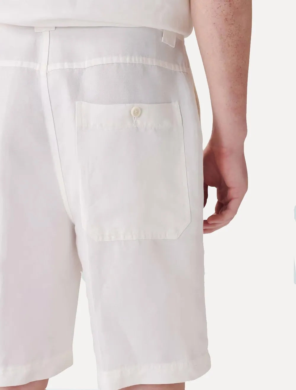 Bermuda Osklen Masculina Pioneer Drifter Off-White
