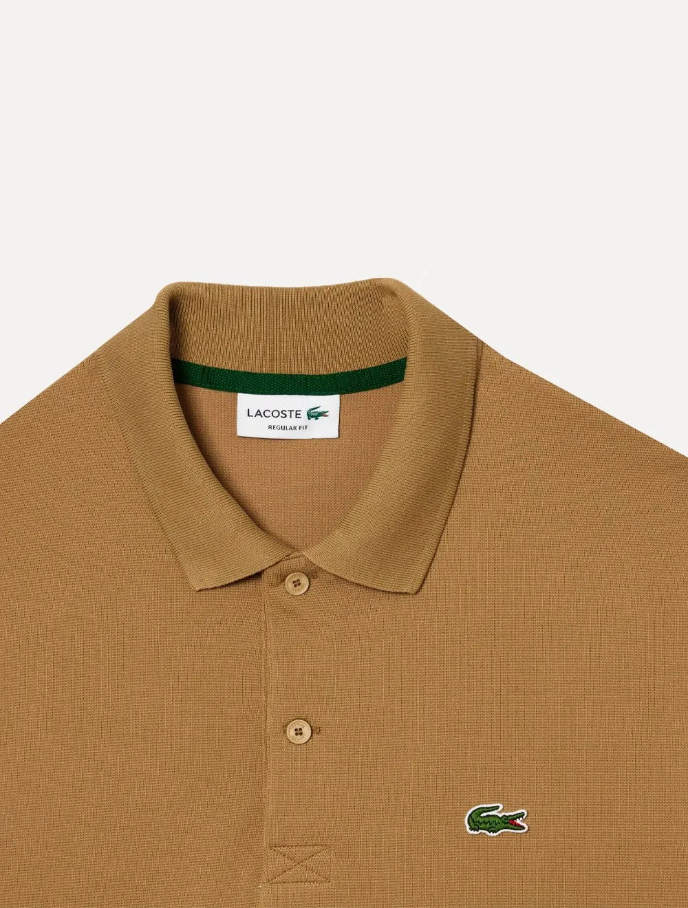 Polo Lacoste Masculina Regular Classic Stretch Marrom