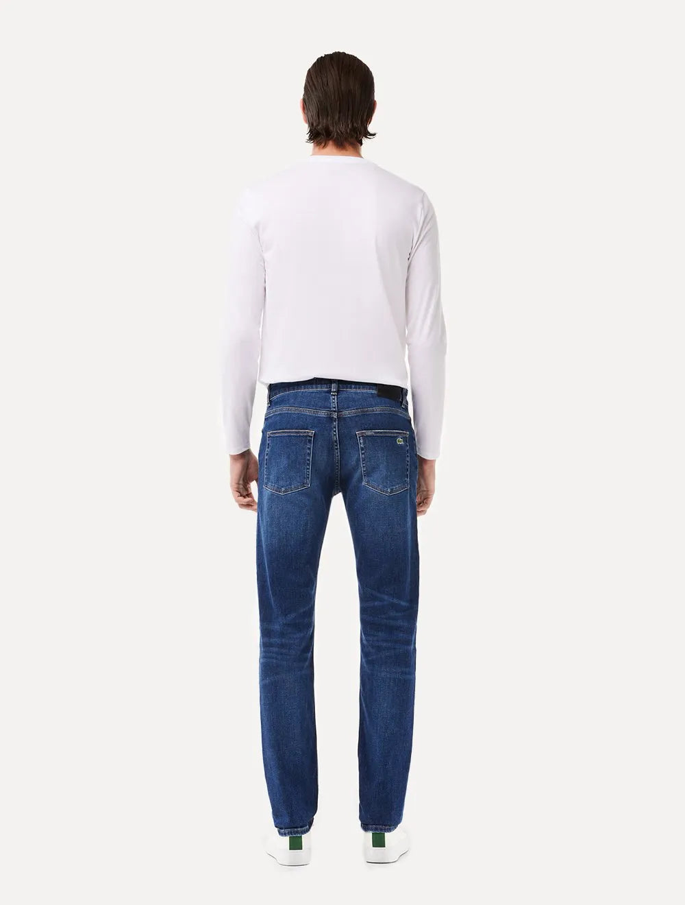 Calça Lacoste Masculina Jeans Classic Slim Fit Azul