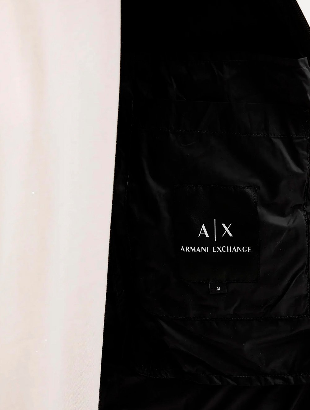 Jaqueta Armani Exchange Masculina Down Nylon Preta