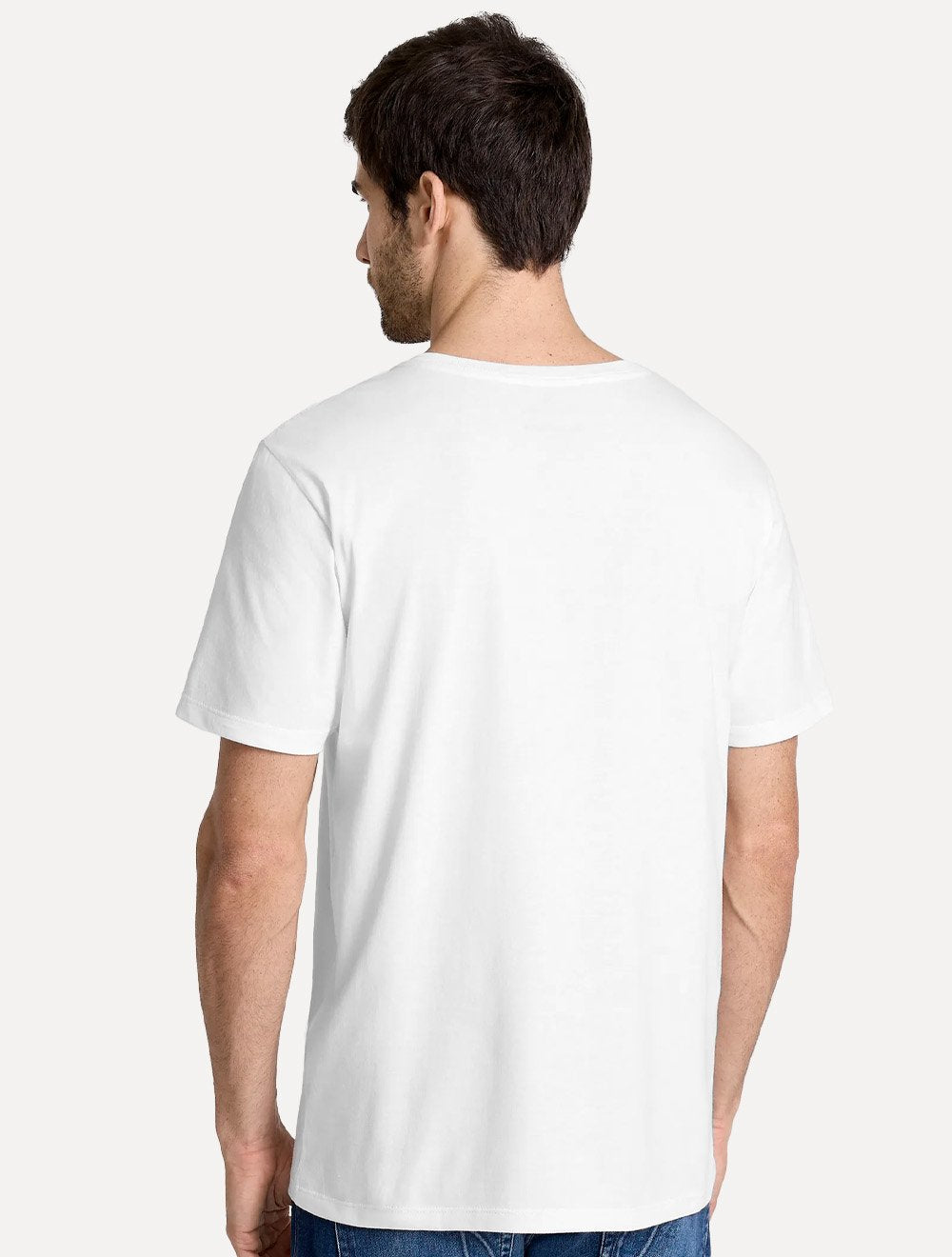Camiseta John John Masculina JJ Basic Logo Rusty Branca
