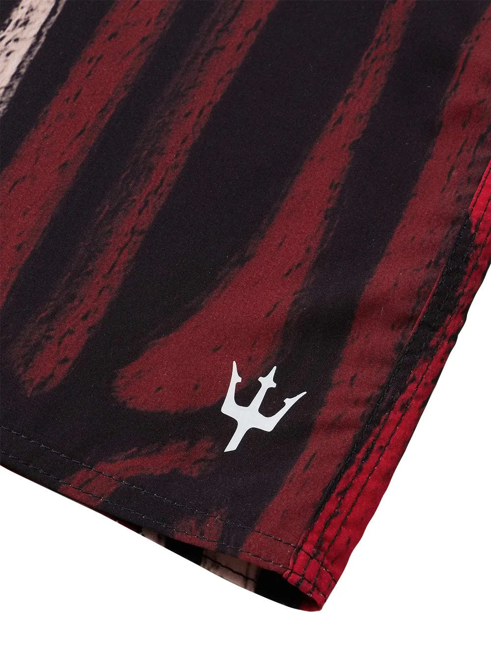 Bermuda Osklen Masculina D'Água Surf Red Smokes Preto Vermelha