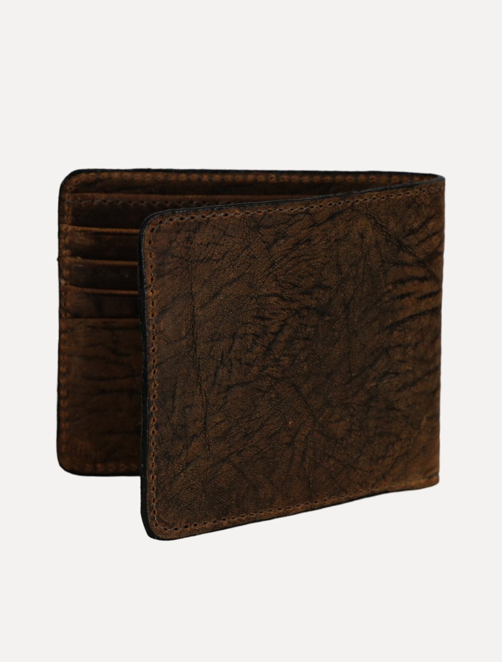 Carteira Calvin Klein Jeans Couro Basic Paquiderme Marrom