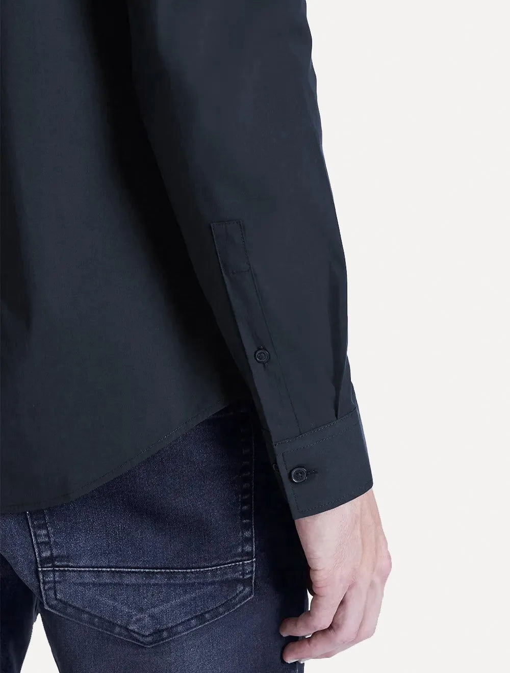 Camisa Aramis Masculina Cosmo Stretch Algodão Poliamida Azul Marinho