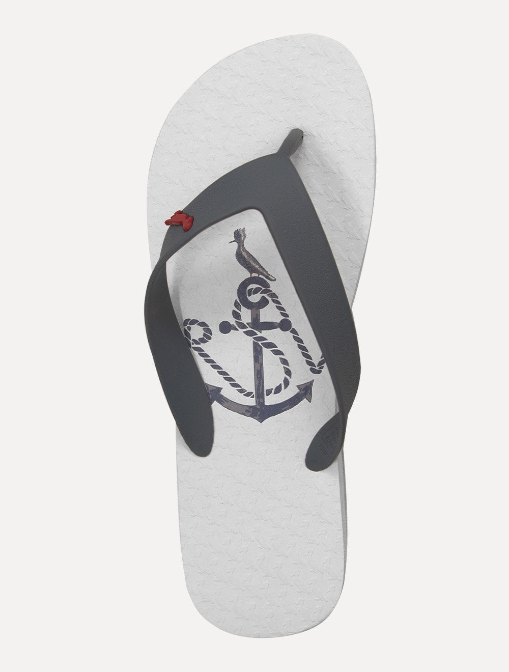 Chinelo Reserva Navy Anchor Branco