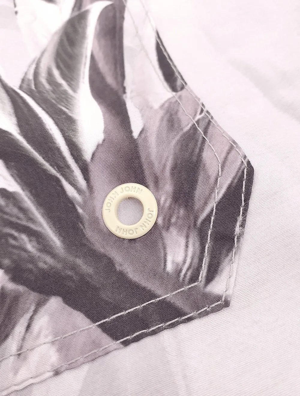 Short John John D'Água Masculino Leaves Energy Off-White