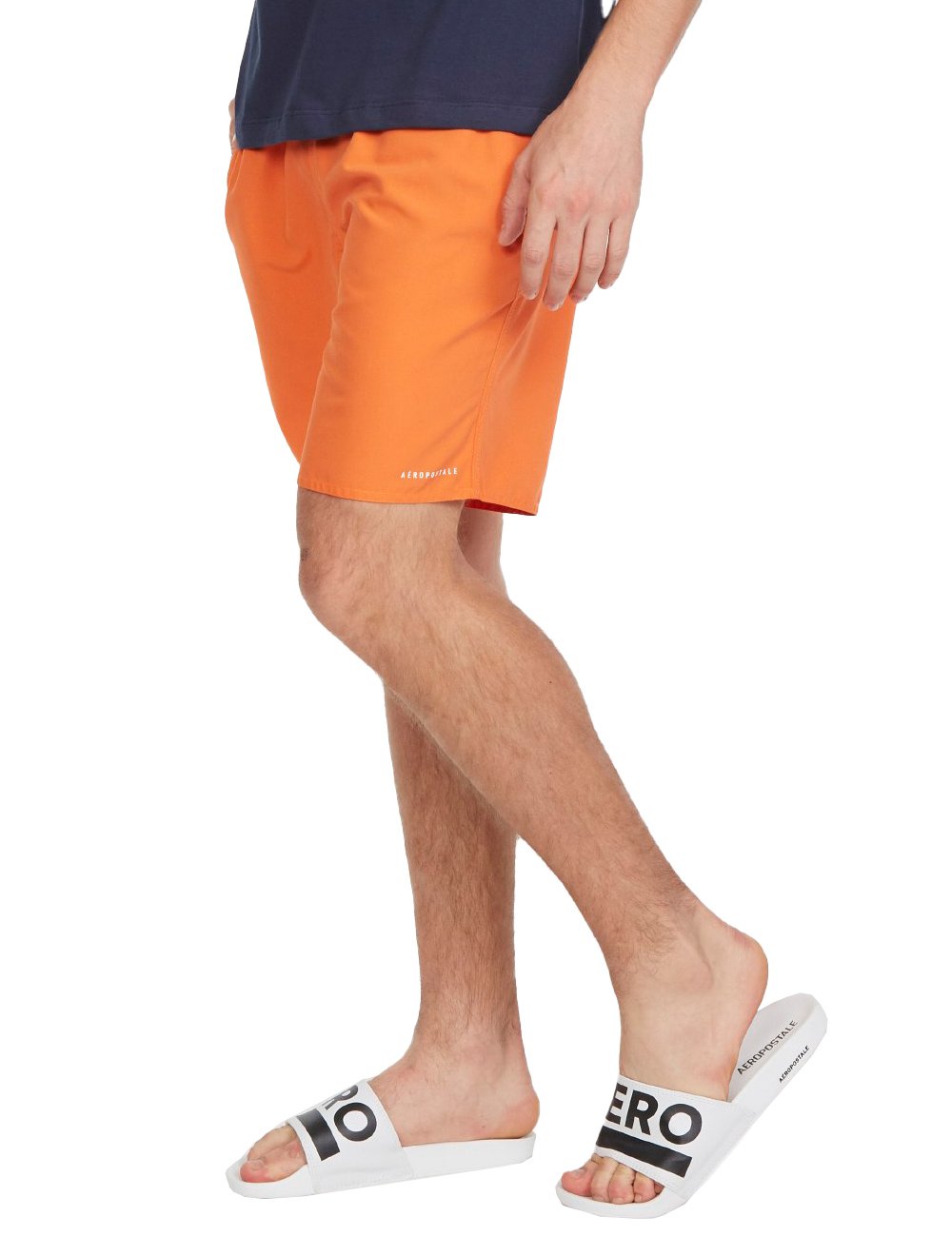 Short Aeropostale Masculino D'Água Swimwear Light Logo Laranja