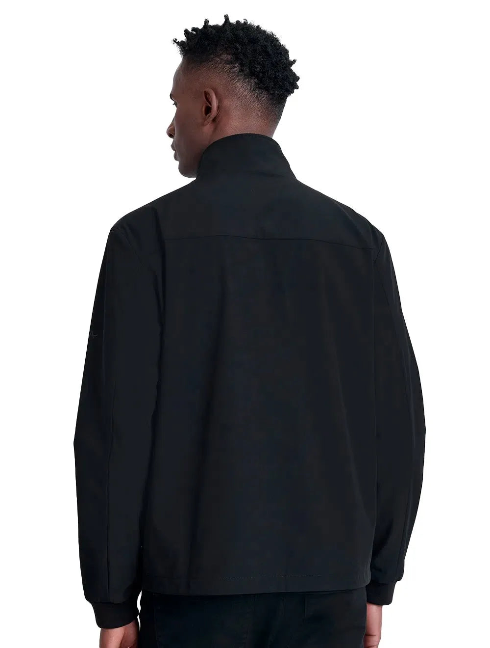 Jaqueta Aramis Masculina Nylon Dupla Face Brown Liquid Repeller Preta