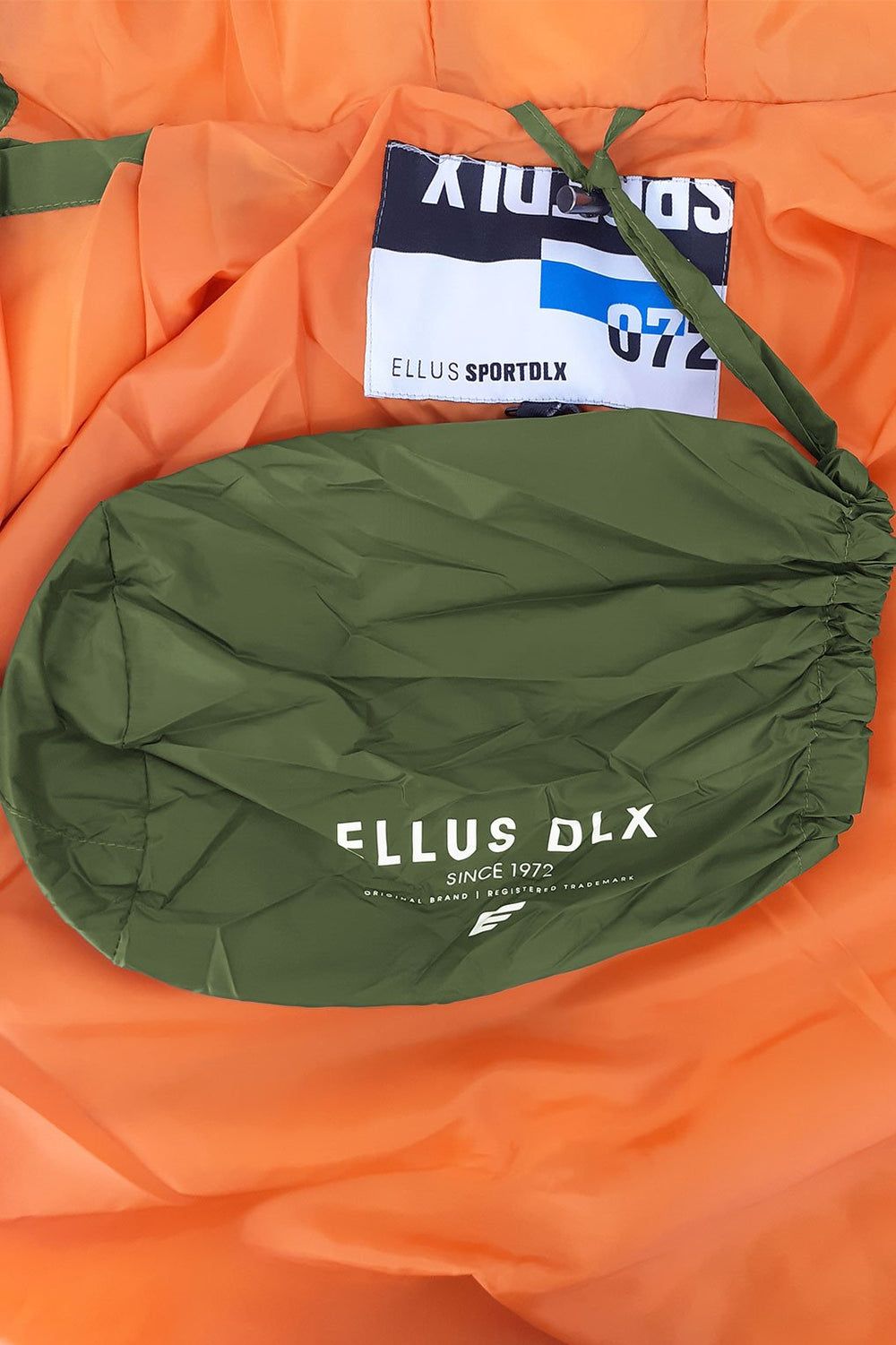 Jaqueta Ellus Masculina Check Hood Down Verde Militar