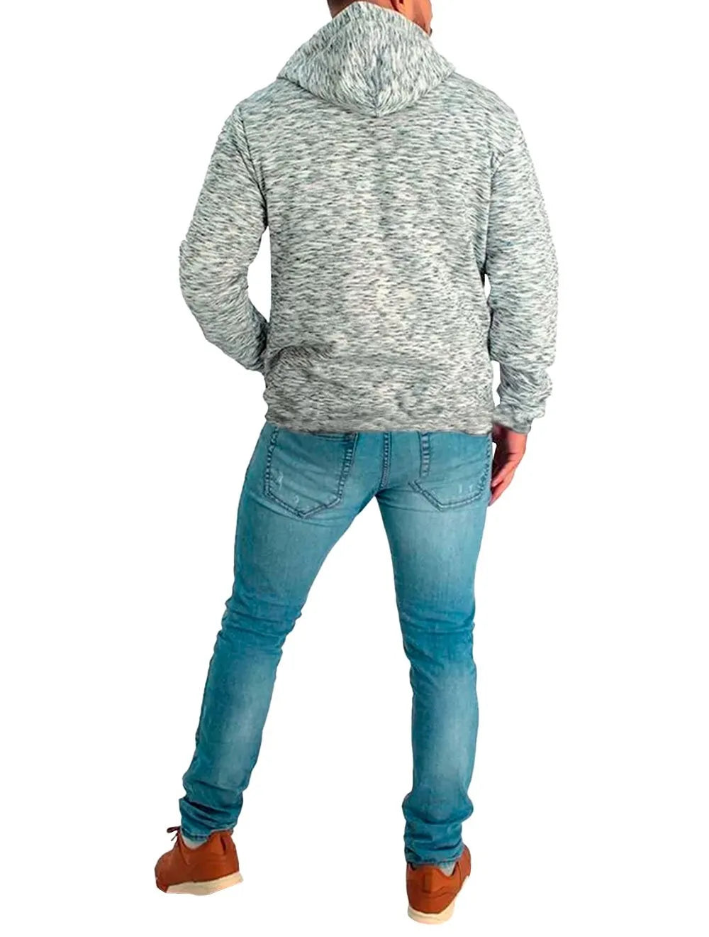 Jaqueta Aeropostale Masculina Corta-Vento A87 Cinza Médio Mescla