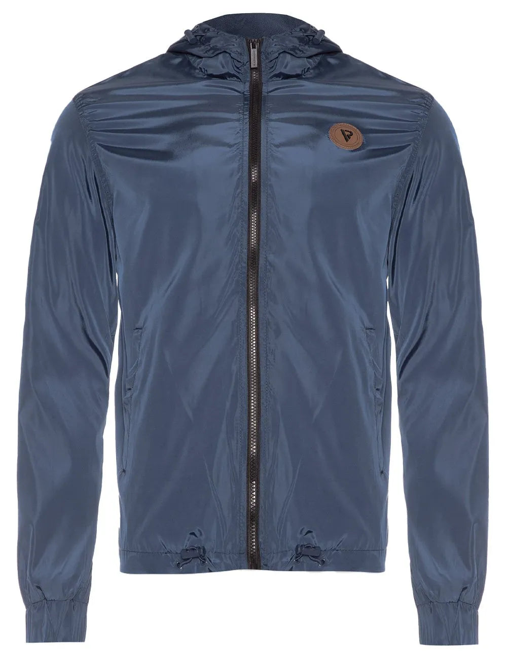 Jaqueta VR Masculina Nylon Tecno Bomber Hoodie Azul Marinho