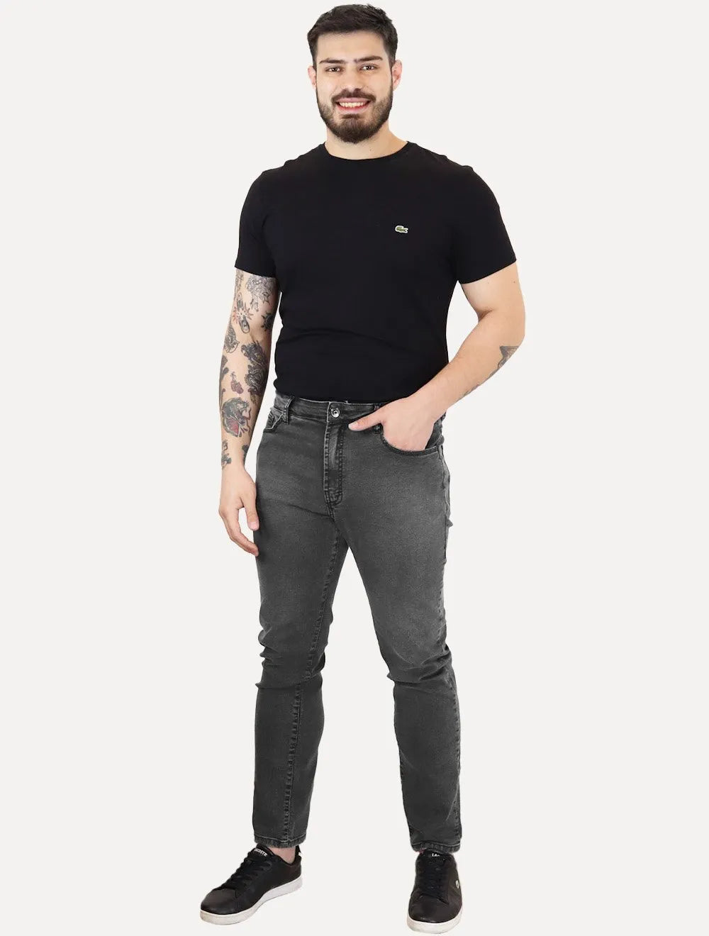 Calça Jeans John John Masculina Slim Honduras Preta