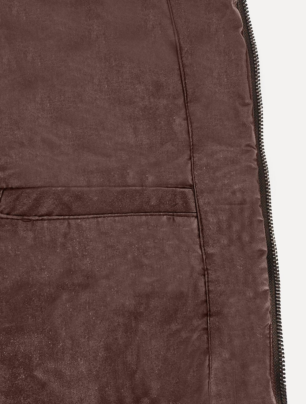 Jaqueta Victory Eagle Masculina PU Leather Puffer Marrom