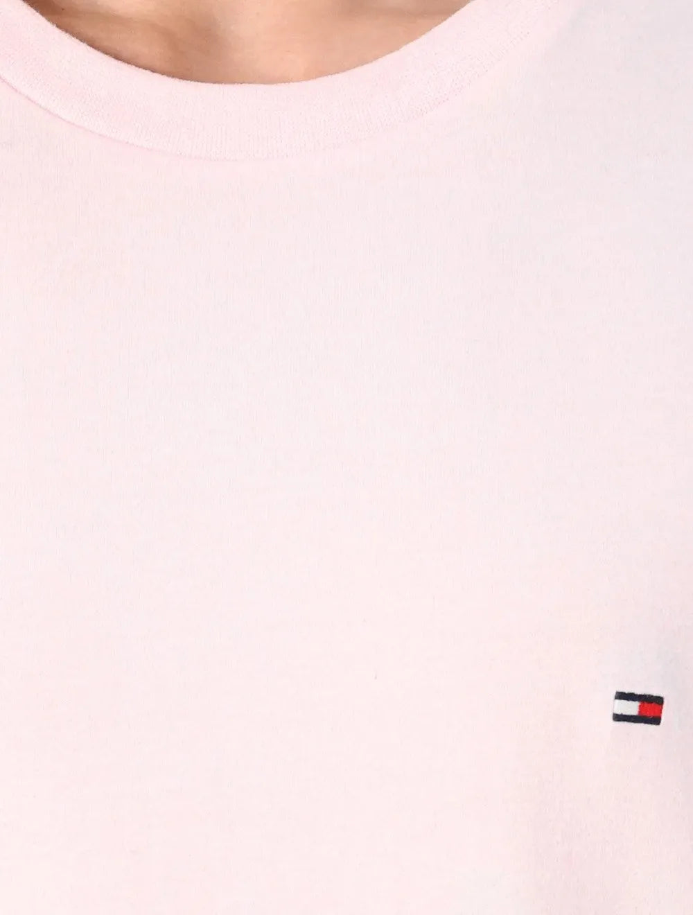 Camiseta Tommy Hilfiger Masculina Essential Cotton Rosa Claro