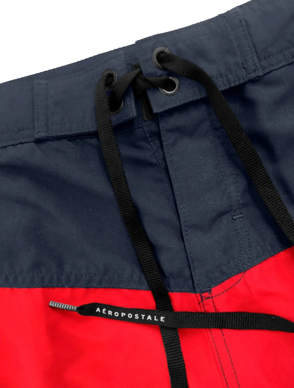 Bermuda Aeropostale Masculina Boardshorts Red Sash Original Vermelho/ Azul Marinho