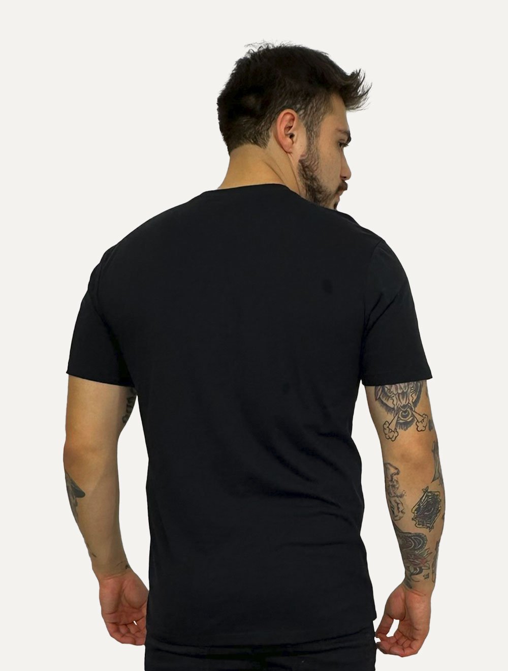 Camiseta John John Masculina Regular Moon Cycle Preta