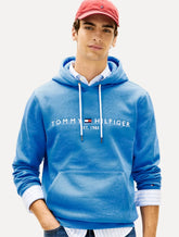 Moletom Tommy Hilfiger Masculino Hoodie Logo Core Azul