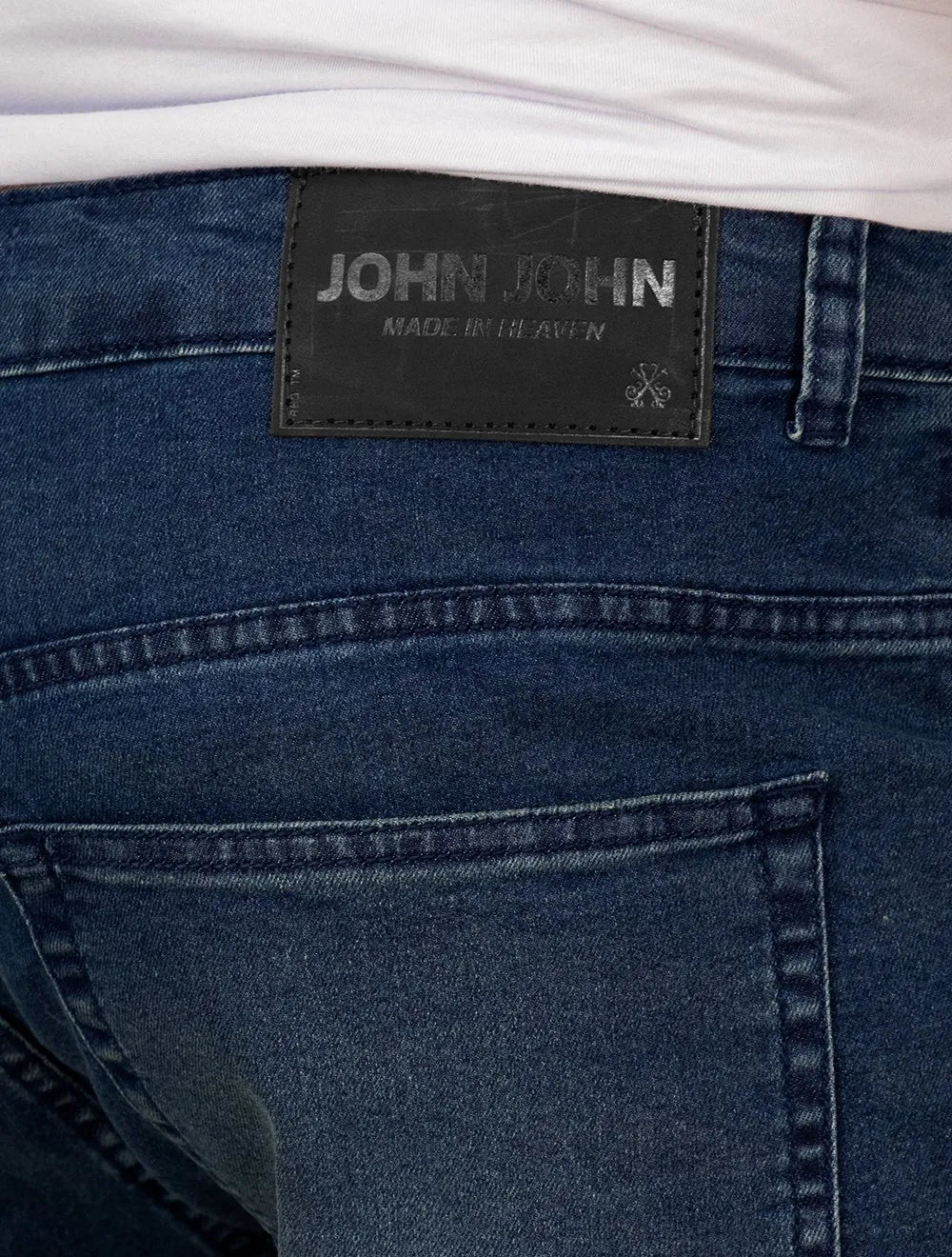 Bermuda John John Jeans Masculina Clássica Cartagena Azul Médio