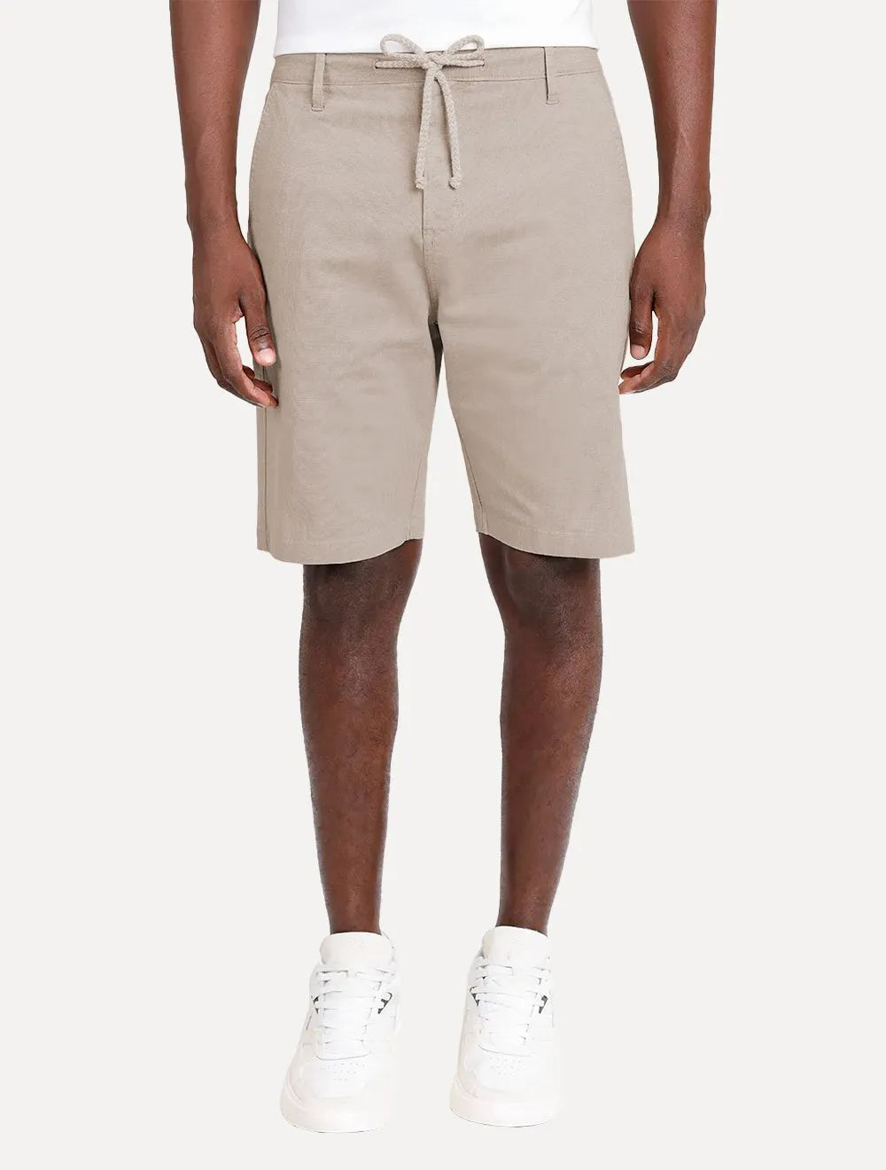 Bermuda Aramis Masculina Chino Cotton Sarja Areia