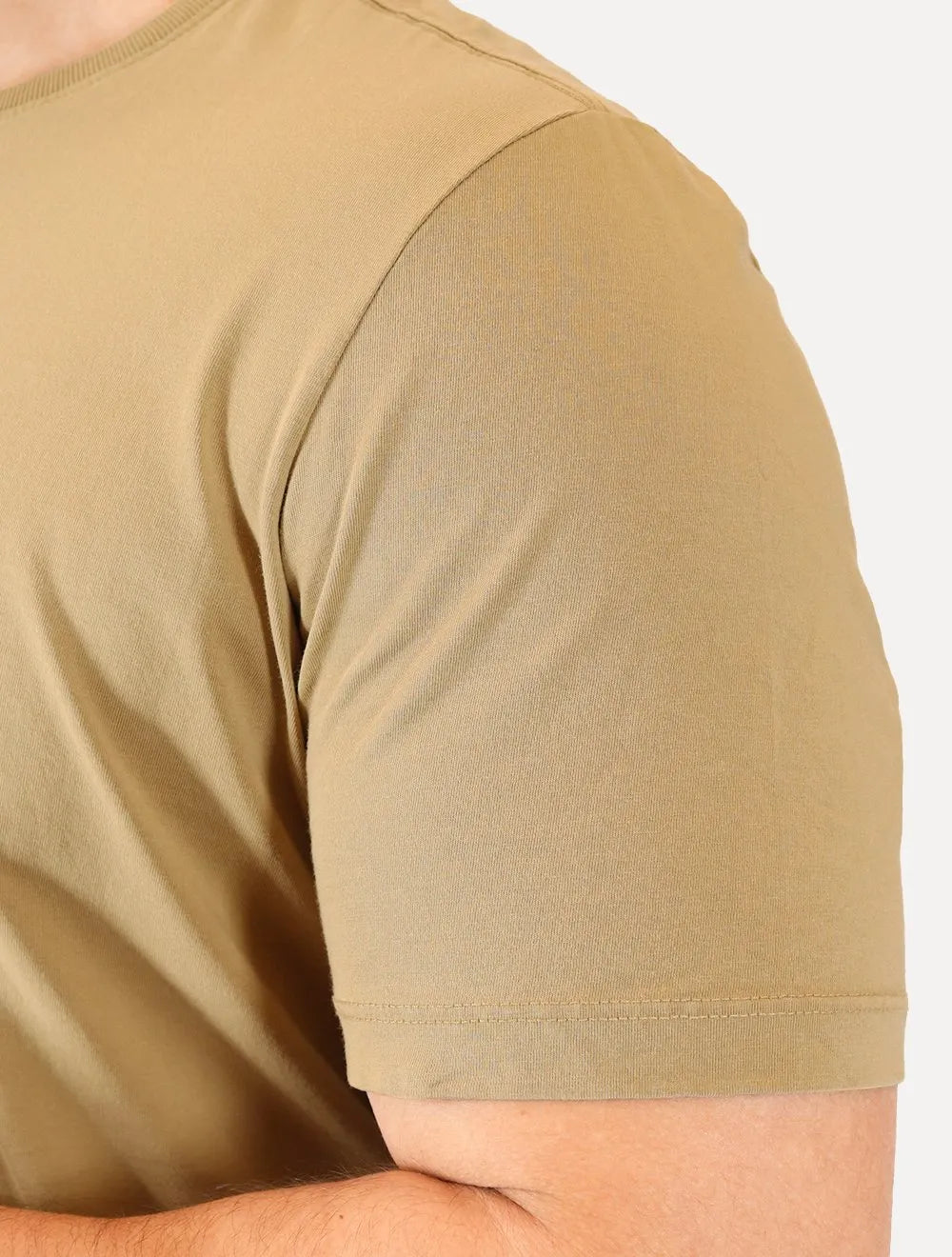 Camiseta Von der Volke Masculina Origineel Side Bottom Code Caqui