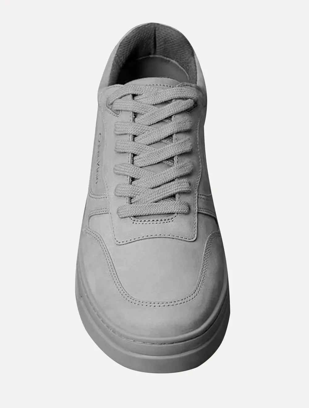 Tênis Calvin Klein Masculino Layers Queima Lateral Nobuck Cinza Médio