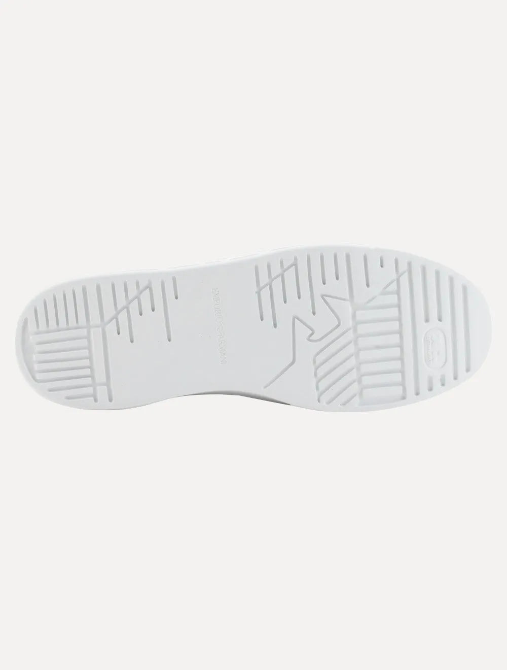 Tênis Empório Armani Masculino Recorte Blue Lateral Branco