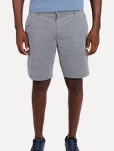 Bermuda Aramis Masculina Chino Cotton Cinza Escuro Mescla