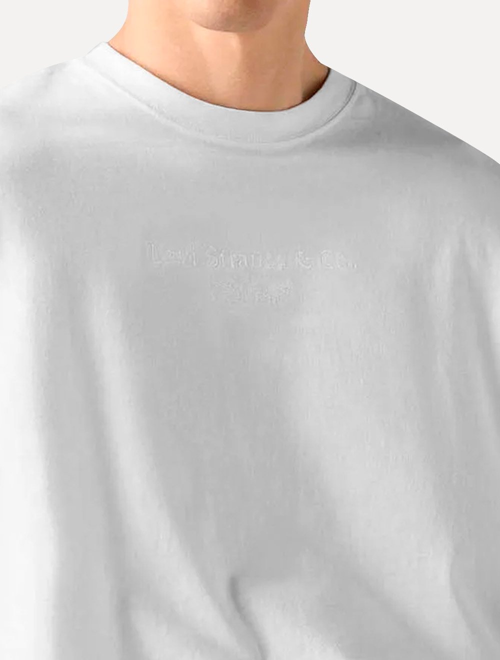 Camiseta Levis Masculina Vintage Trade Mark Branca