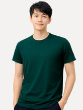 Camiseta Calvin Klein Jeans Masculina Light New Logo Verde Escuro