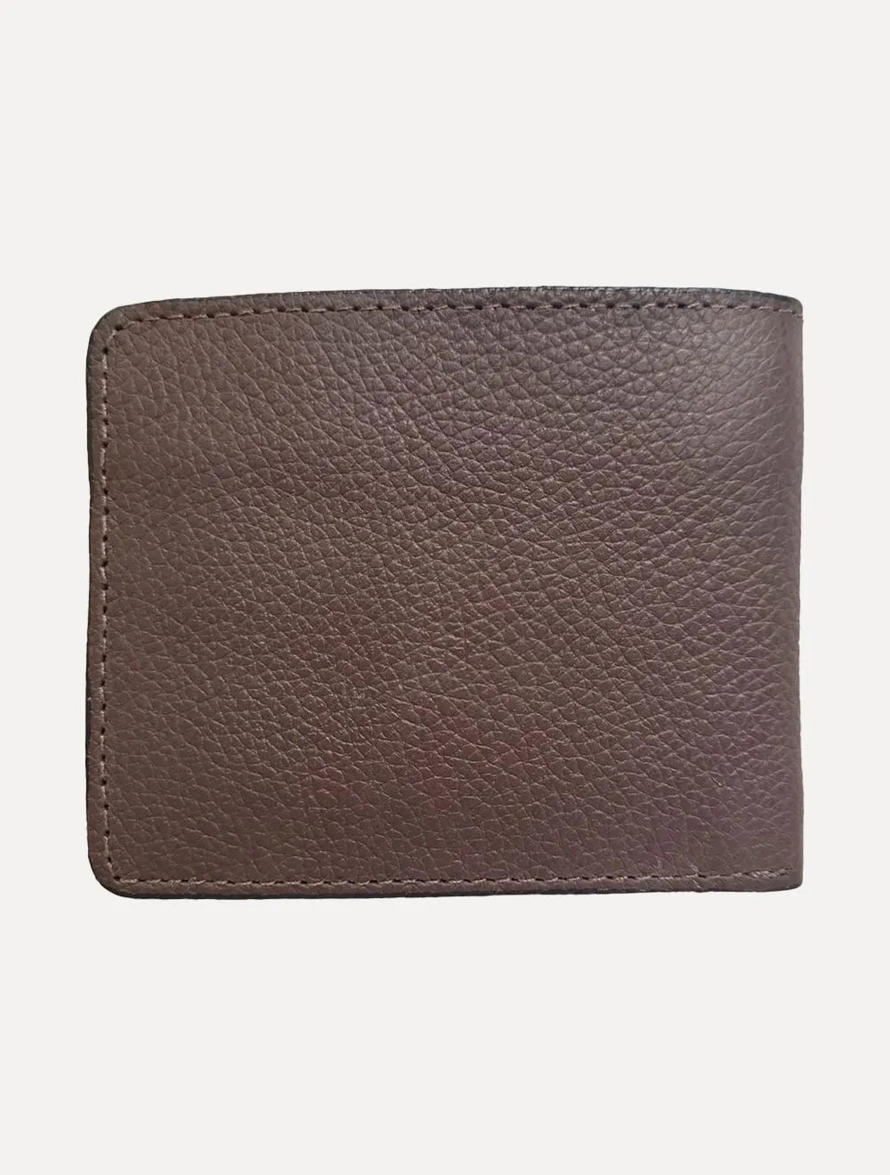 Carteira Calvin Klein Masculina Vertical Logo Relief Marrom Café