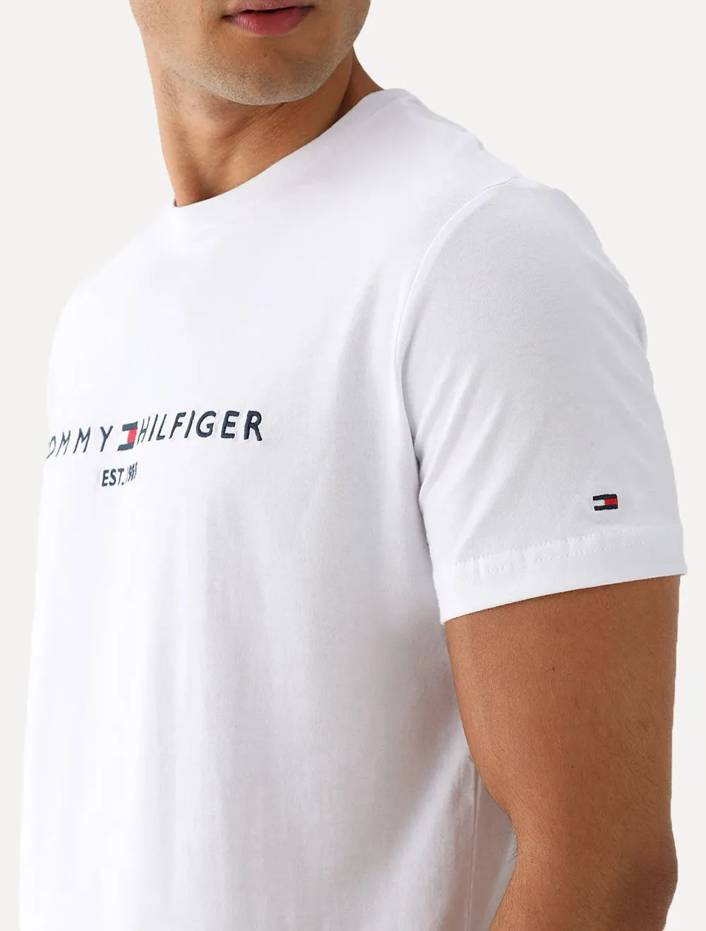 Camiseta Tommy Hilfiger | Core Logo Tee Branca