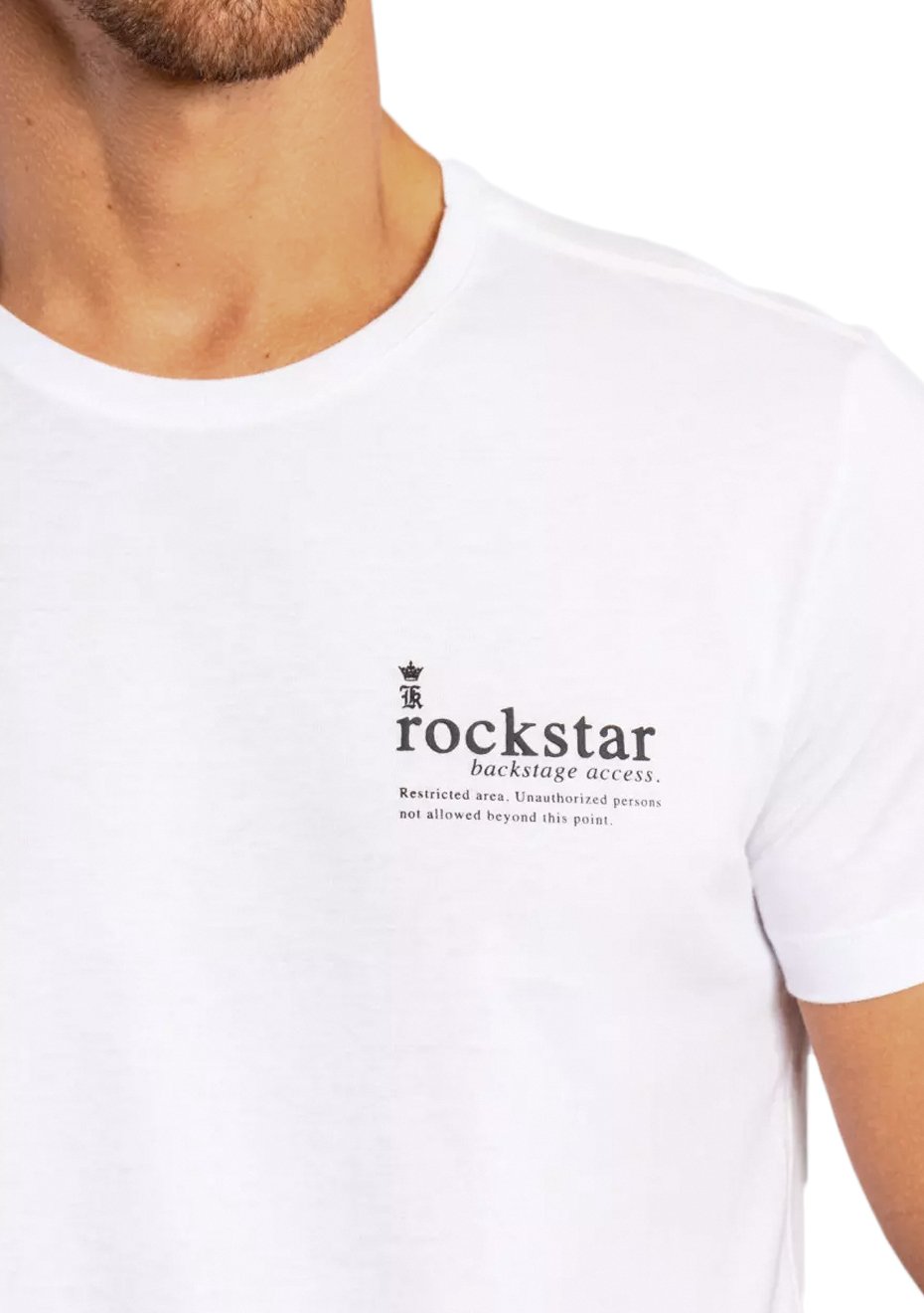 Camiseta Sergio K Masculina Rockstar Devil Branca