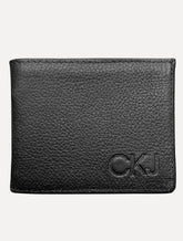 Carteira Calvin Klein Jeans Masculino Couro CKJ Upper Preta