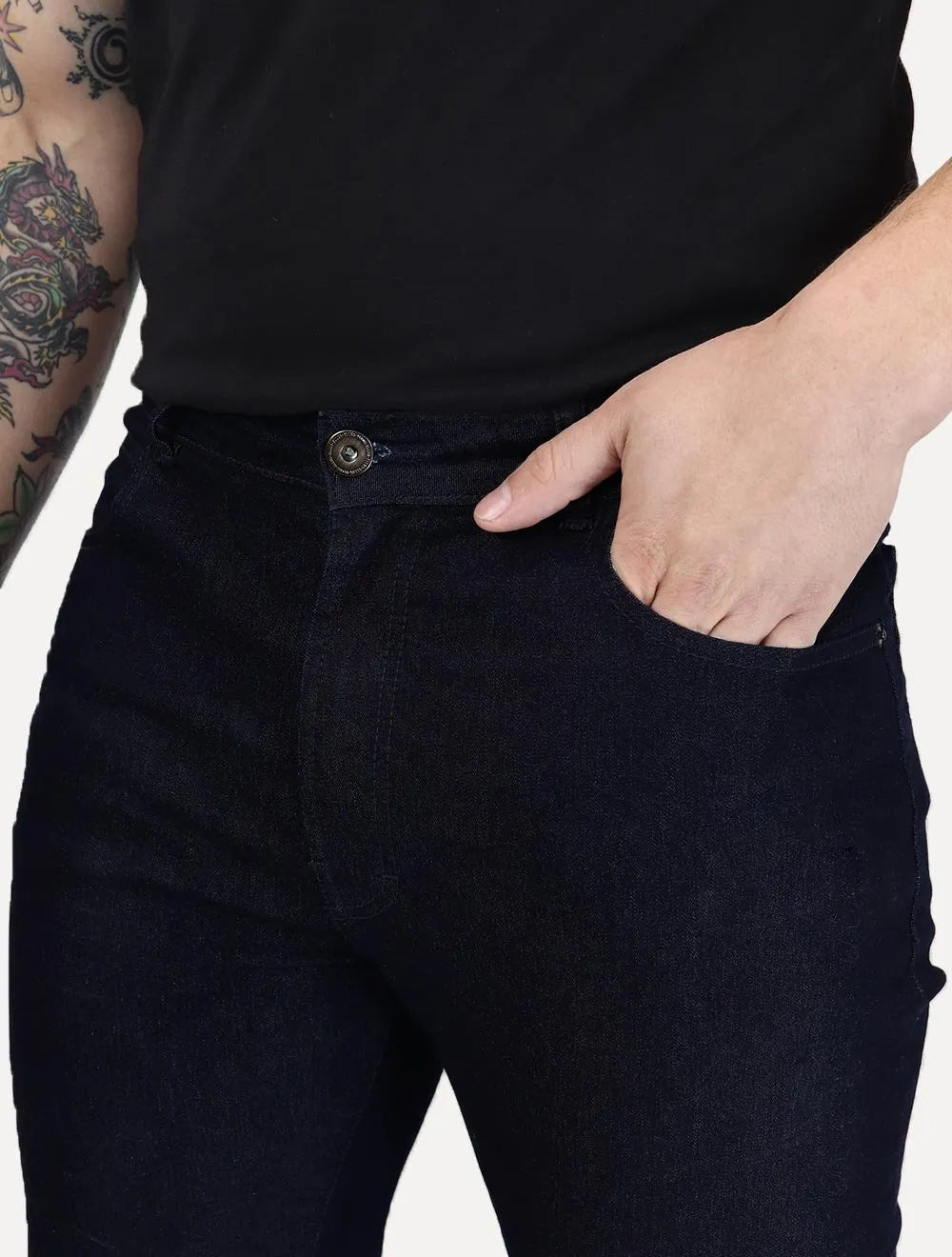 Calça Ellus Jeans Masculina Regular First Blue Zetex Azul Escuro