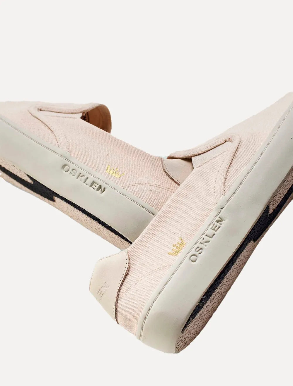 Tênis Osklen Masculino Slip On Canvas Off-White