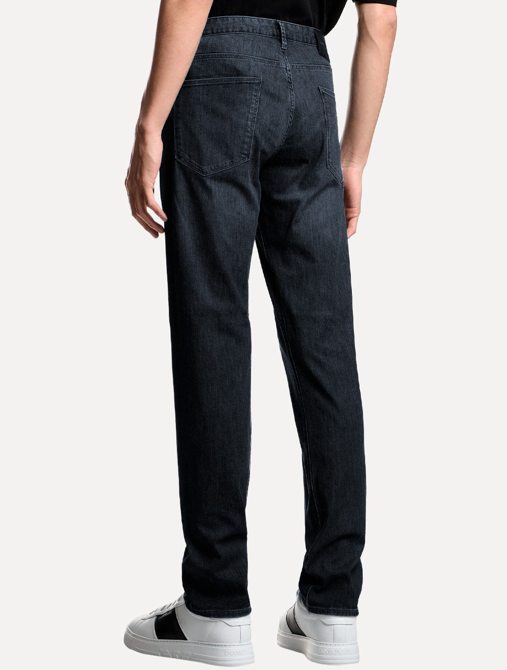 Calça Jeans Empório Armani Masculina J06 Slim Fit 5 Pockets Azul Marinho