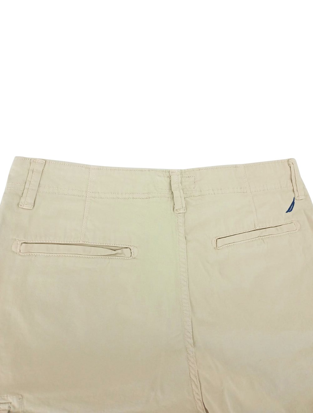 Bermuda Nautica Masculina Cargo Sarja Caqui Claro