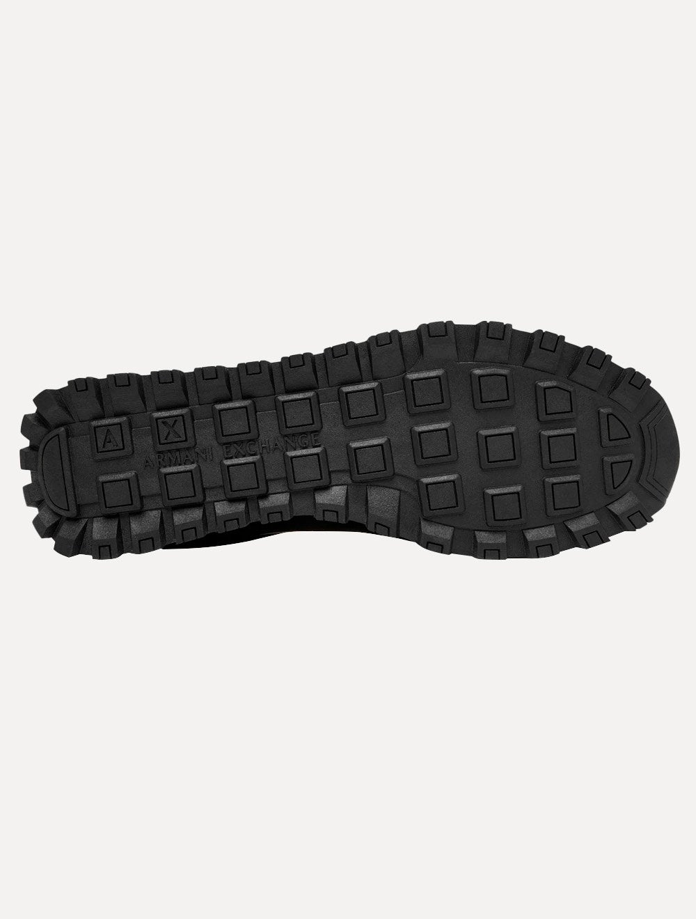 Tênis Armani Exchange Masculino Suede Sneaker Preto