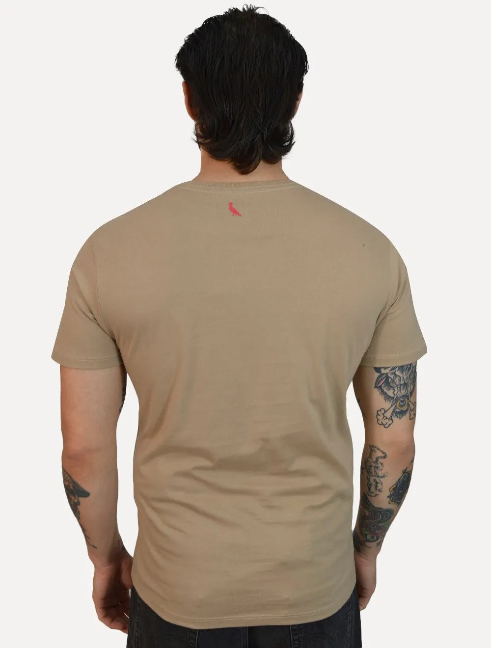 Camiseta Reserva Masculina Regular Bora Marcar Cáqui Escuro