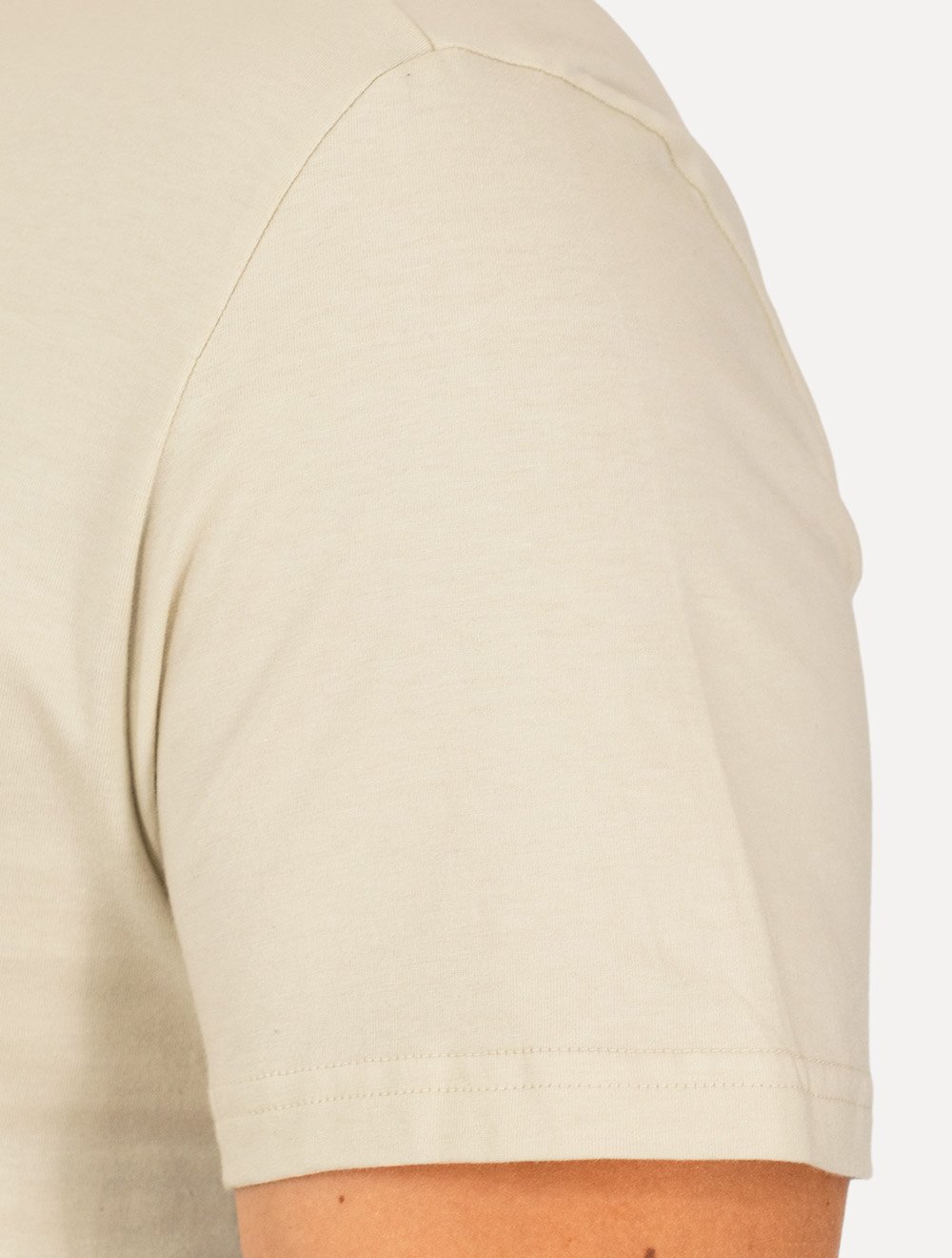 Camiseta Tommy Jeans Masculina Regular Corp Chest Areia