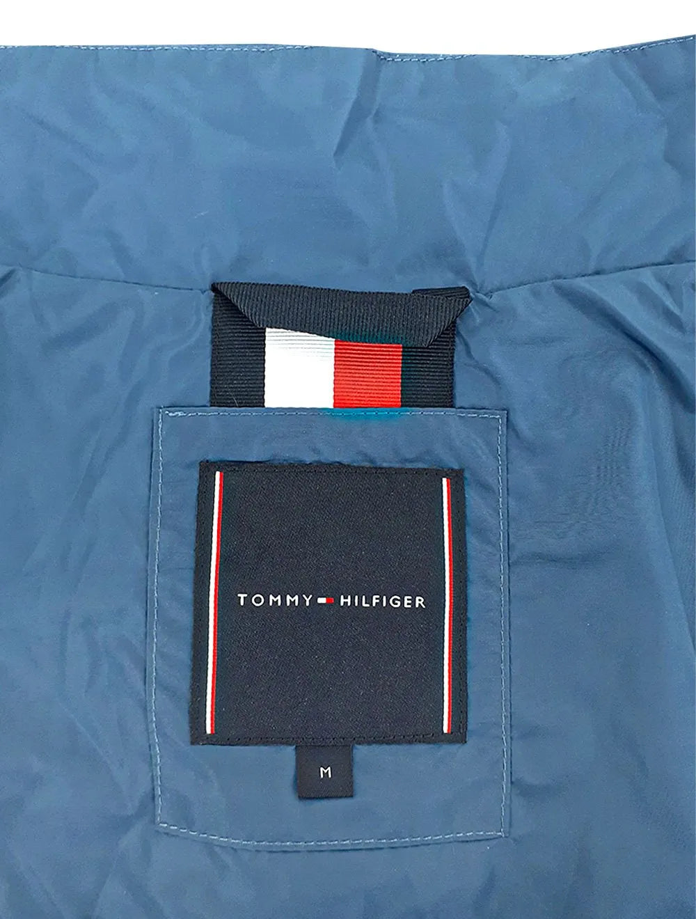 Jaqueta Tommy Hilfiger Masculina Windbreaker Flex Blouson Azul Claro