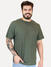 Camiseta Dudalina Masculina Essentials Mono Logo Verde Militar