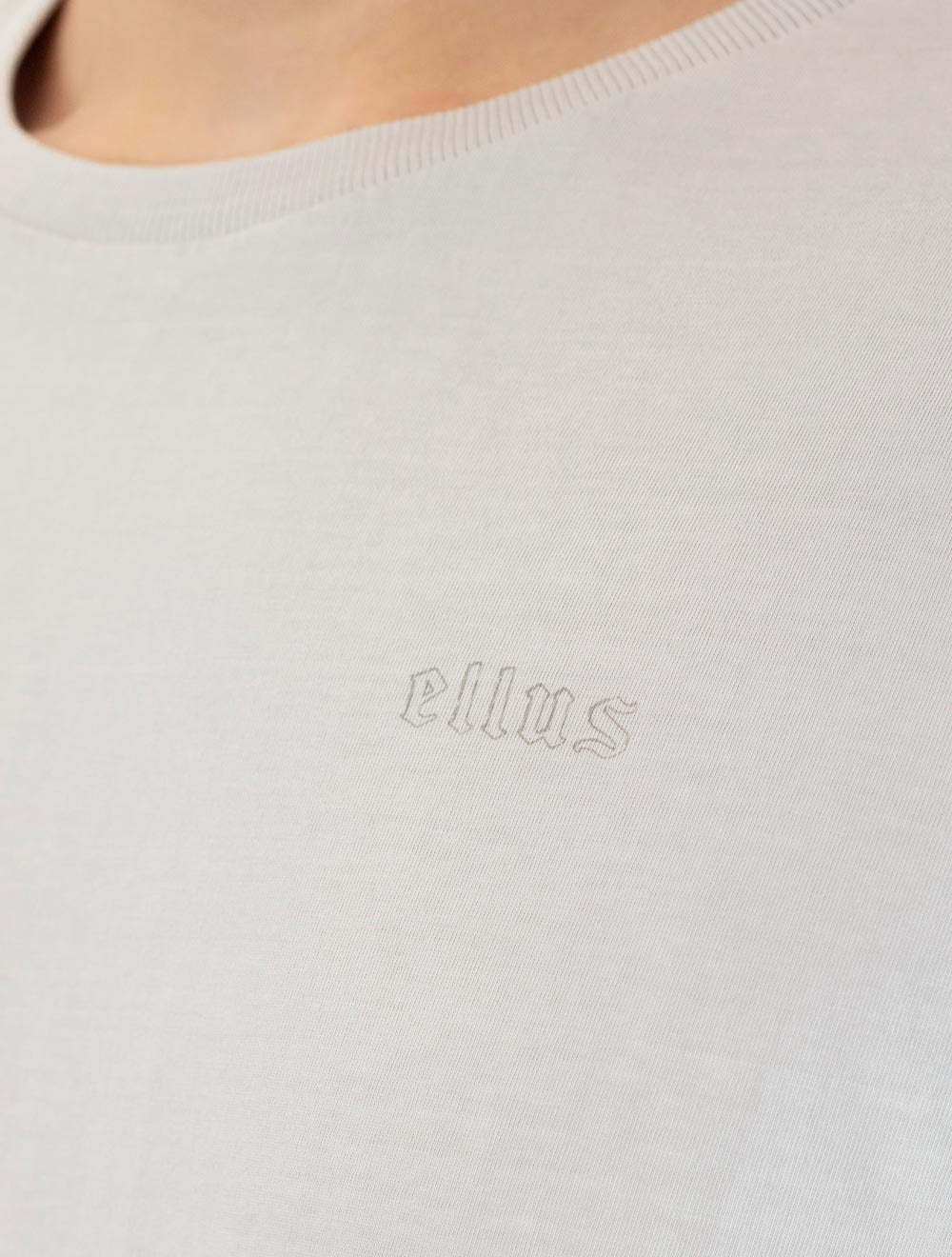 Camiseta Ellus Masculina Cotton Fine Grunge Gothic Classic Off-White