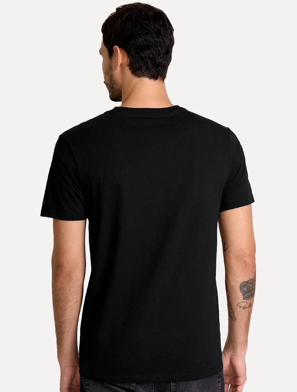 Camiseta John John Masculina Slim Fit Simple Preto