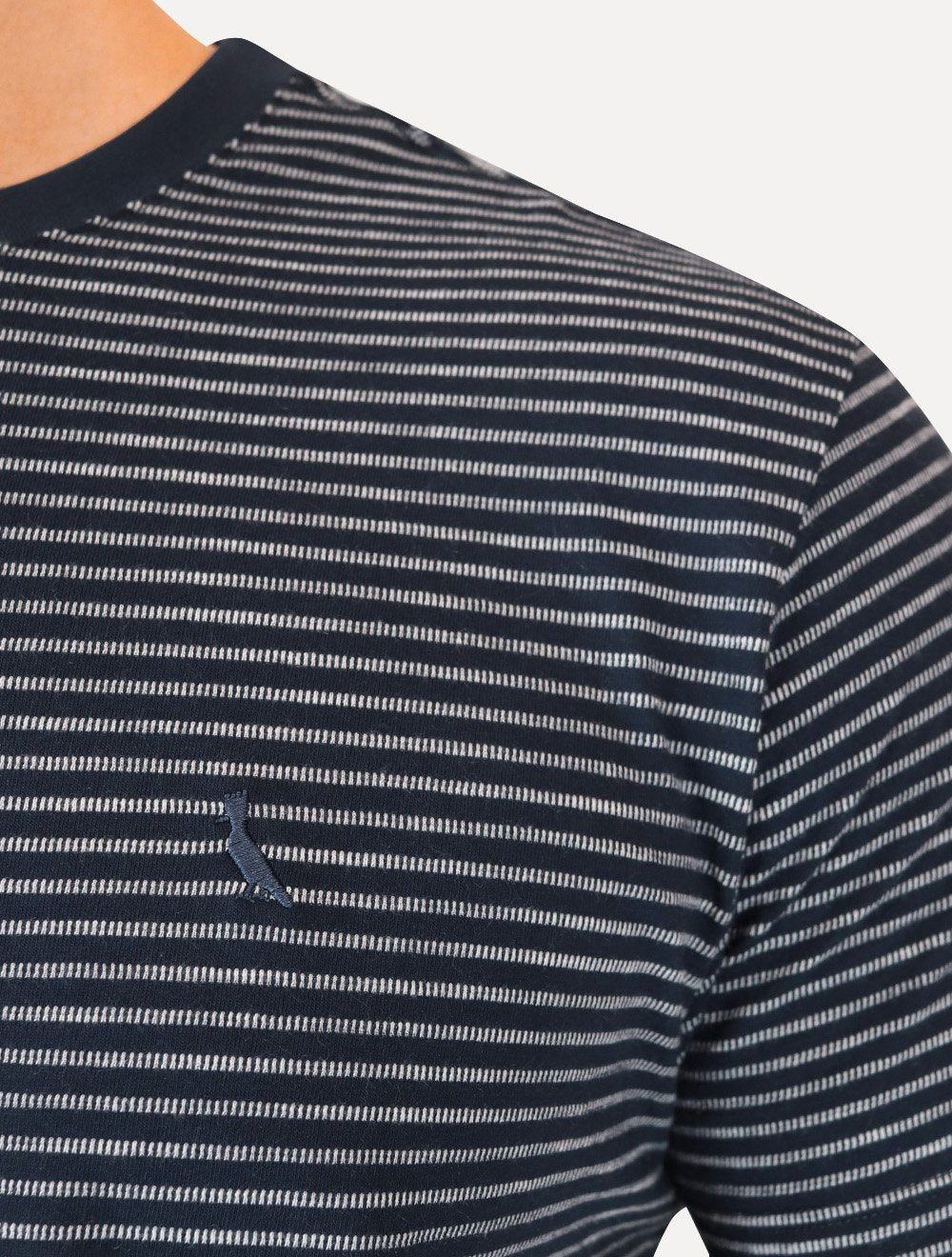 Camiseta Reserva Masculina Regular Blue Listrado Azul Marinho