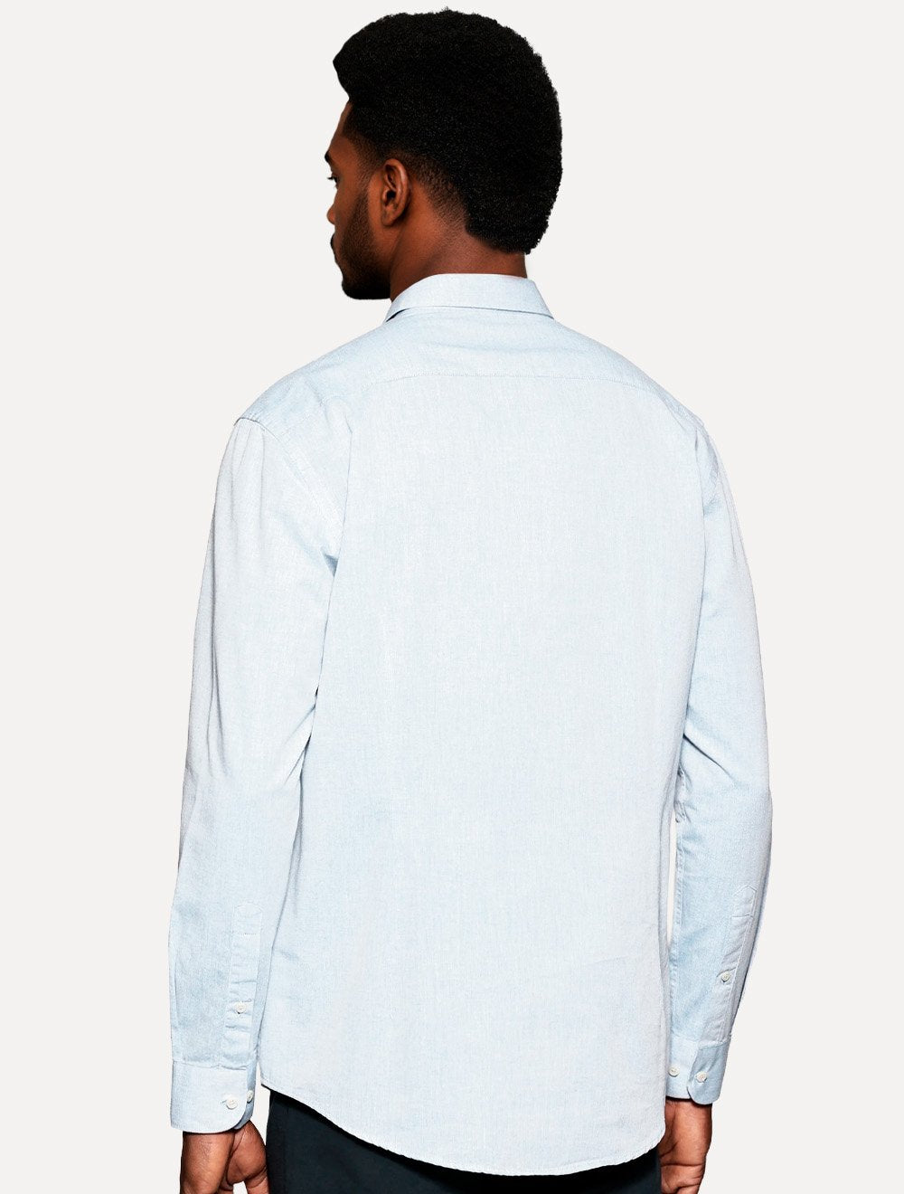 Camisa Aramis Masculina Slim Algodão Willis Azul Pastel