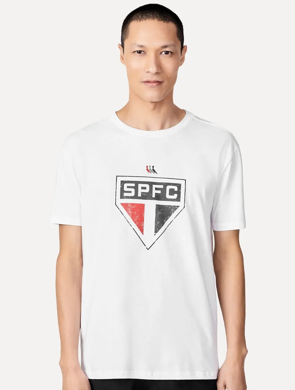 Camiseta Reserva Masculina SPFC Big Shield Branca
