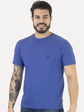 Camiseta Aleatory Masculina Navy Icon Eletric Azul Índigo