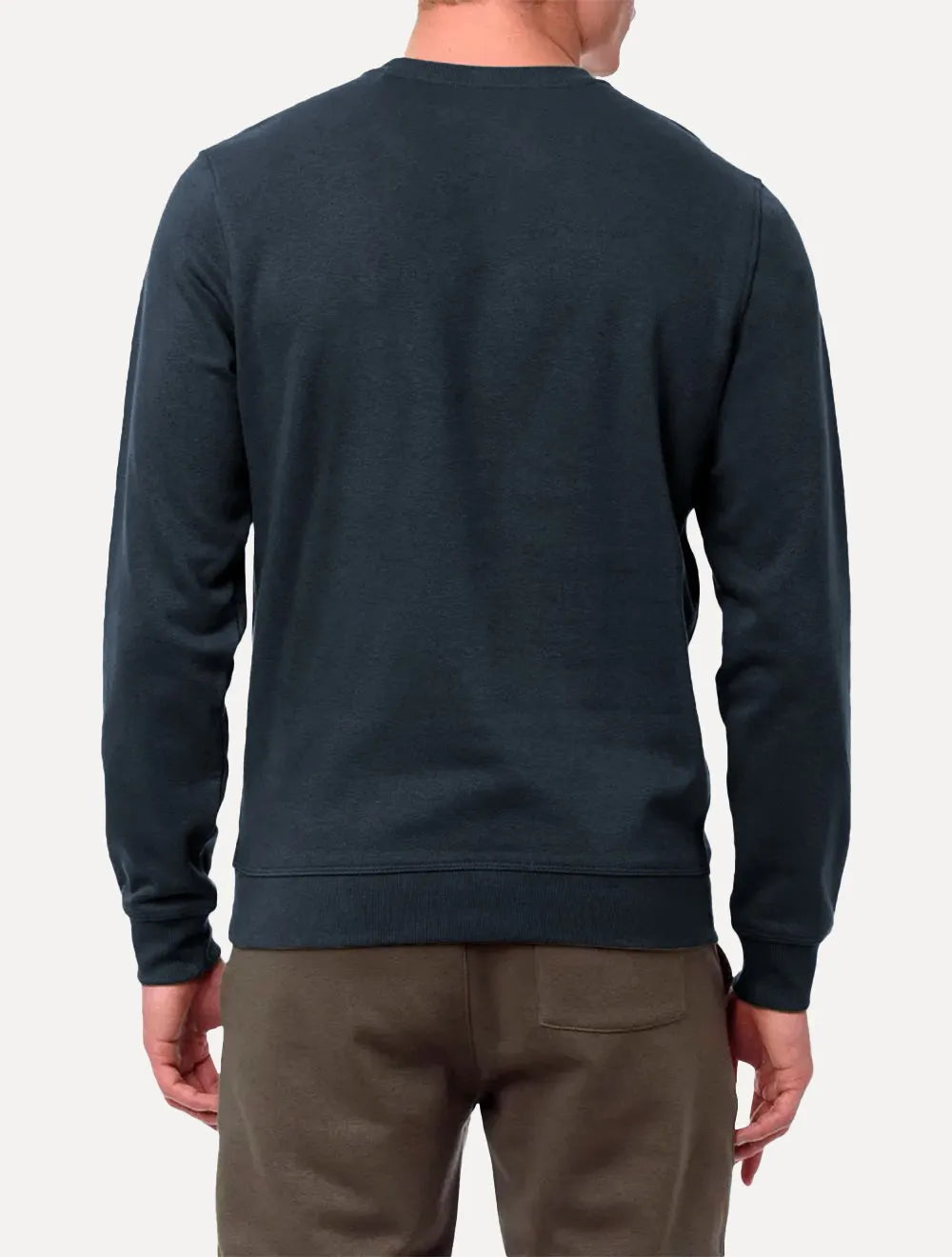 Moletom Calvin Klein Jeans Masculino Crewneck CK Small Bordado Marinho